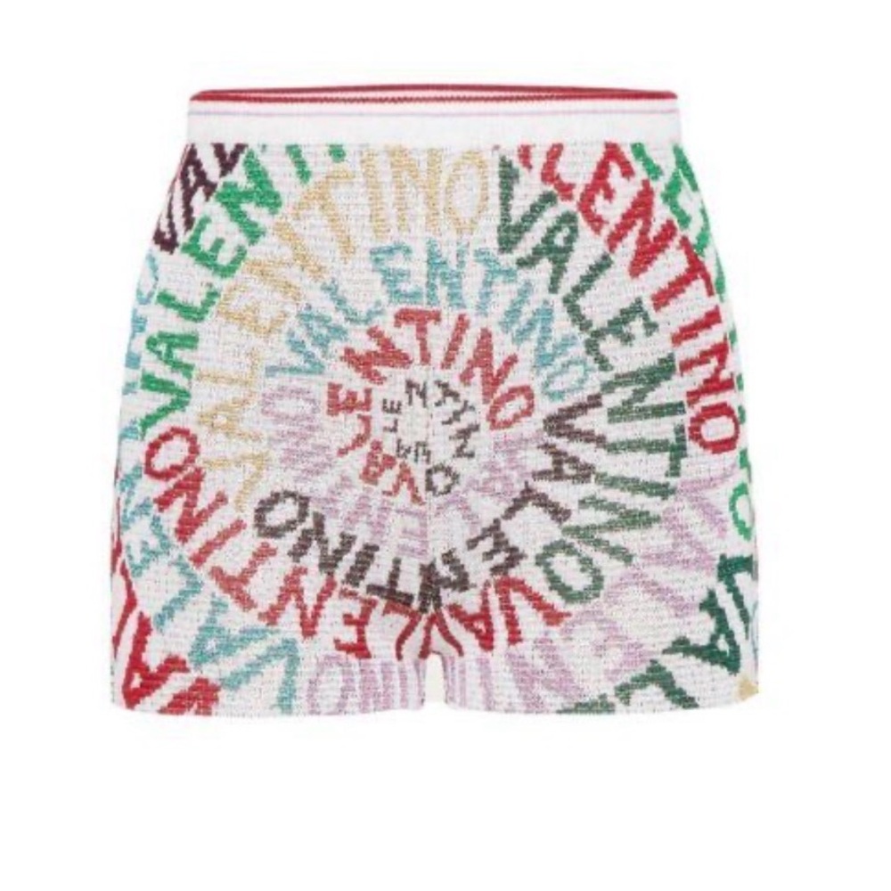 Valentino Garavani Loop jacquard lurex shorts M new with tags!!! - Picture 9 of 12